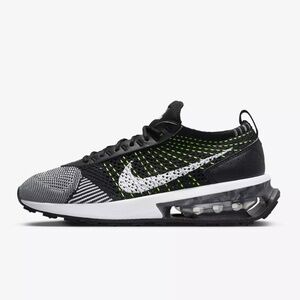 Nike Air Max Flyknit Racer Oreo Black White Volt DM9073-002 Women’s Size 9